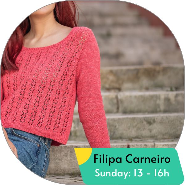 Filipa Carneiro | How to knit top down set-in sleeves